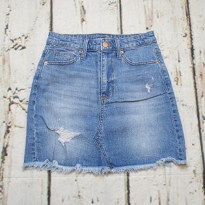 Universal Thread High Rise Mini Jean Skirt